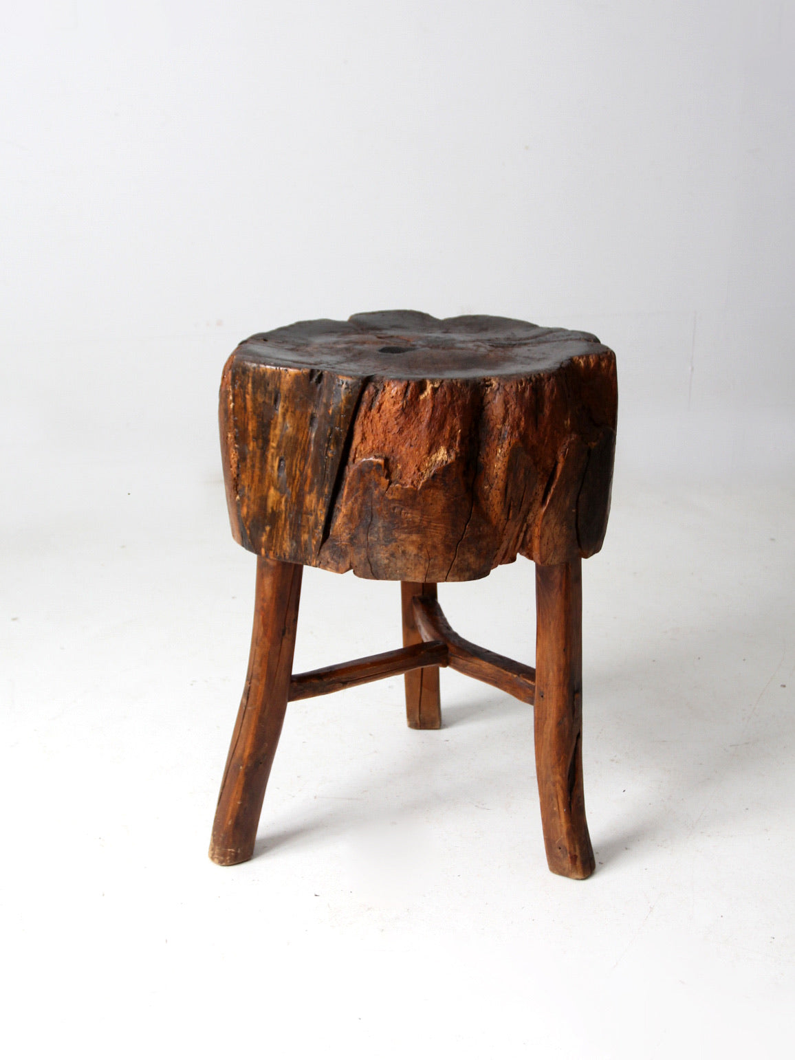 antique butcher block table