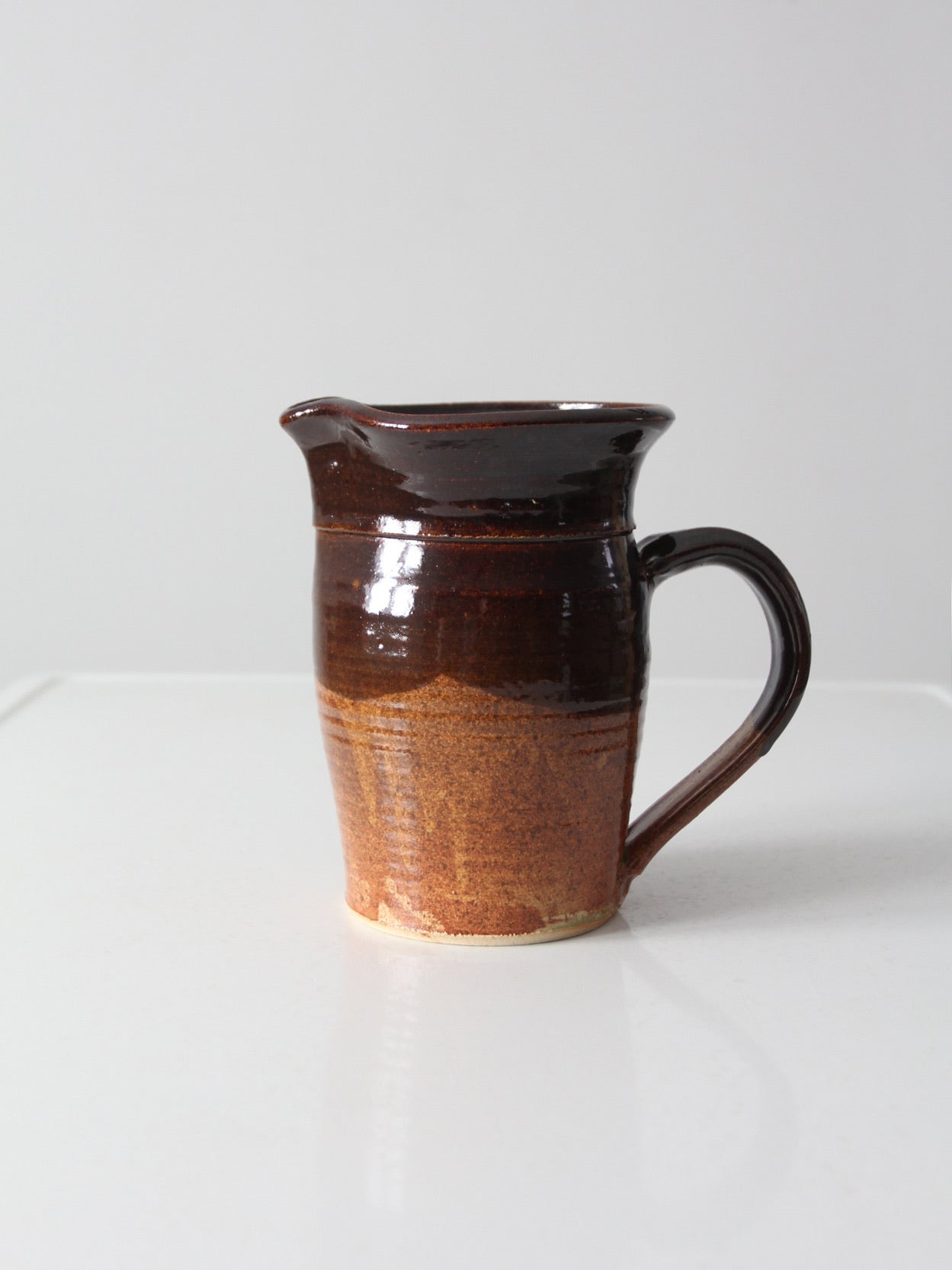 vintage studio pottery pitcher