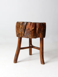 antique butcher block table