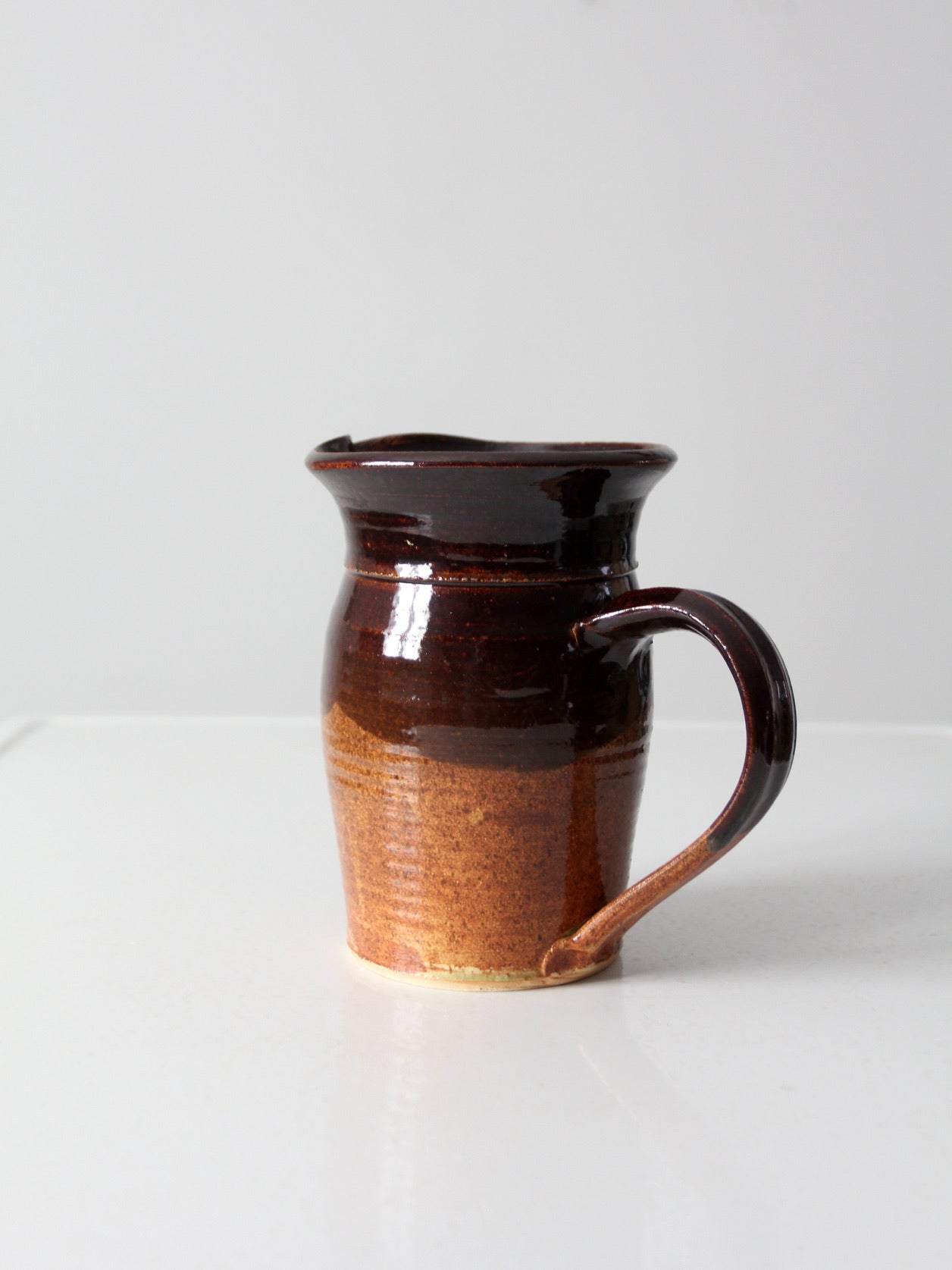 vintage studio pottery pitcher