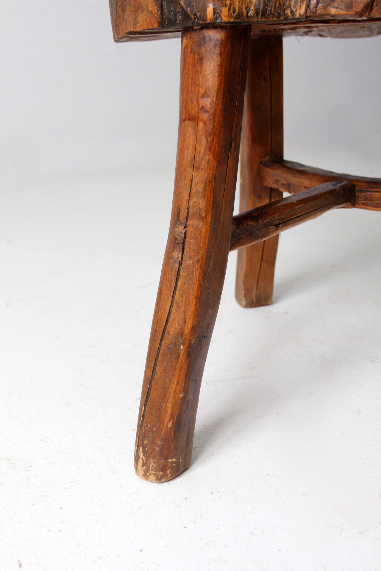 antique butcher block table