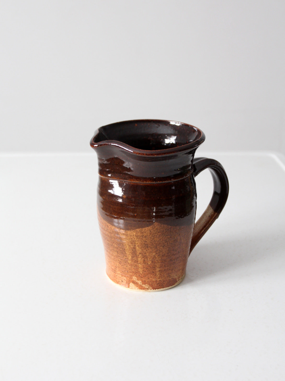 vintage studio pottery pitcher