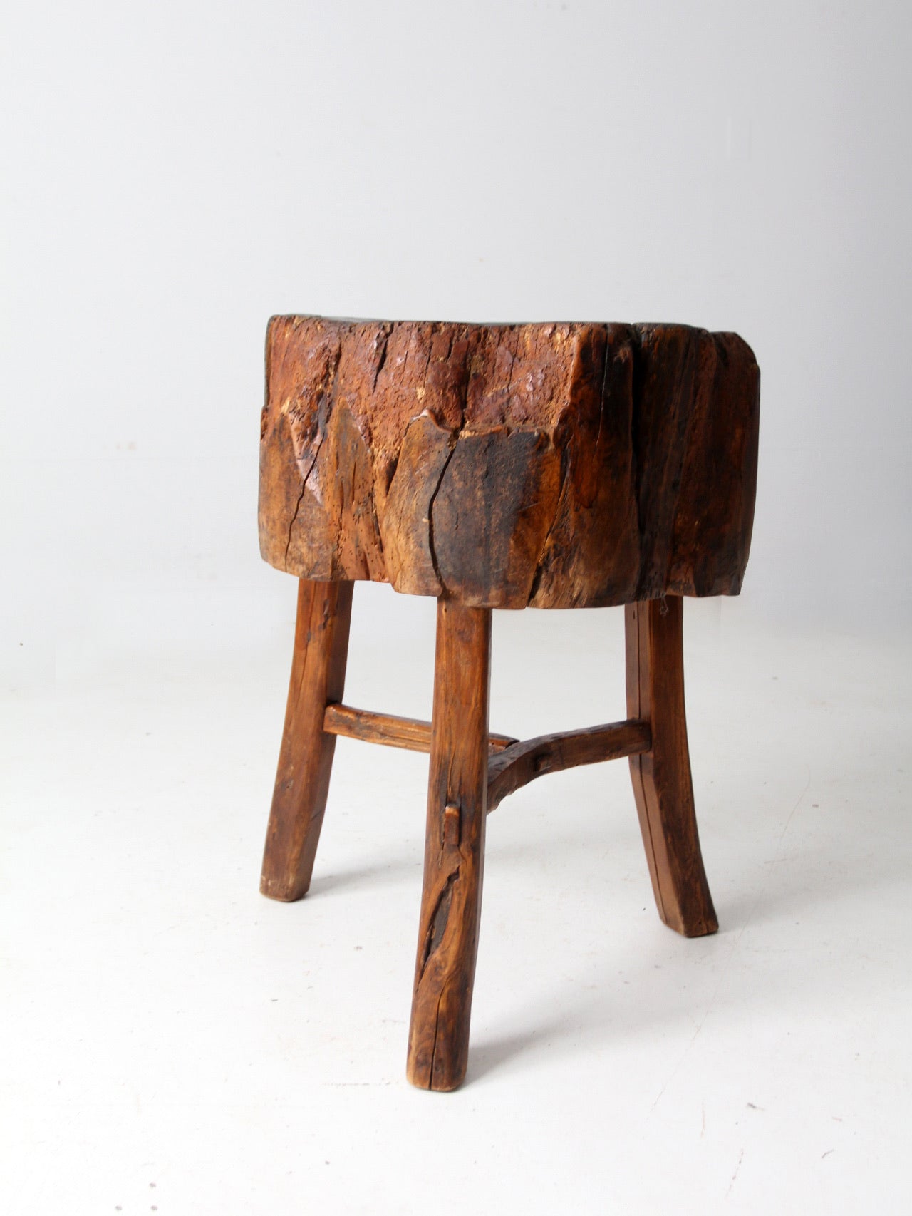 antique butcher block table