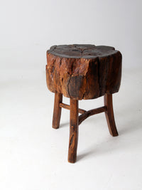 antique butcher block table