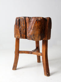 antique butcher block table
