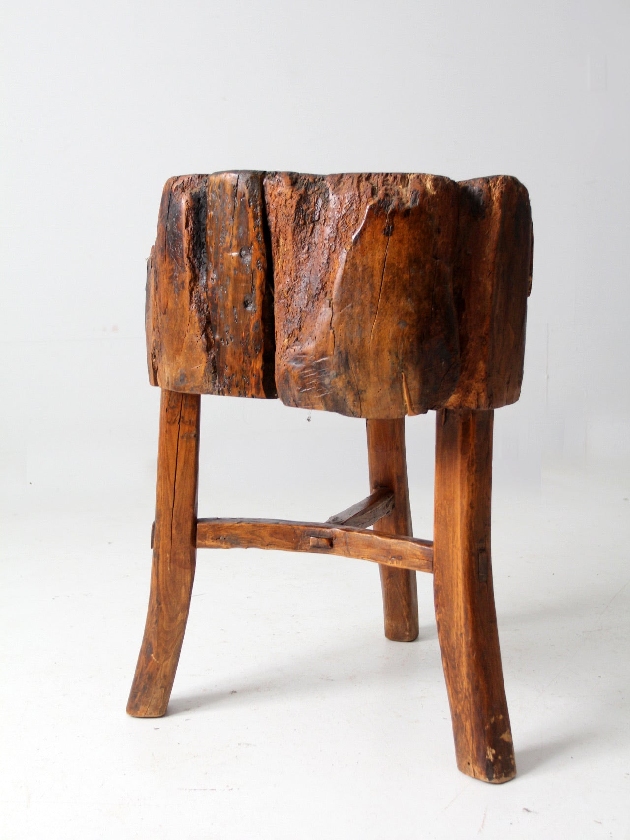 antique butcher block table
