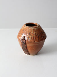 vintage studio pottery vase
