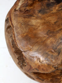 vintage large teak wood root sculpture