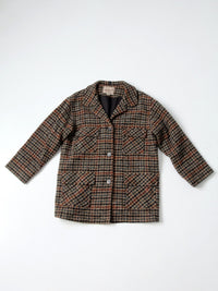 vintage Woolrich plaid jacket