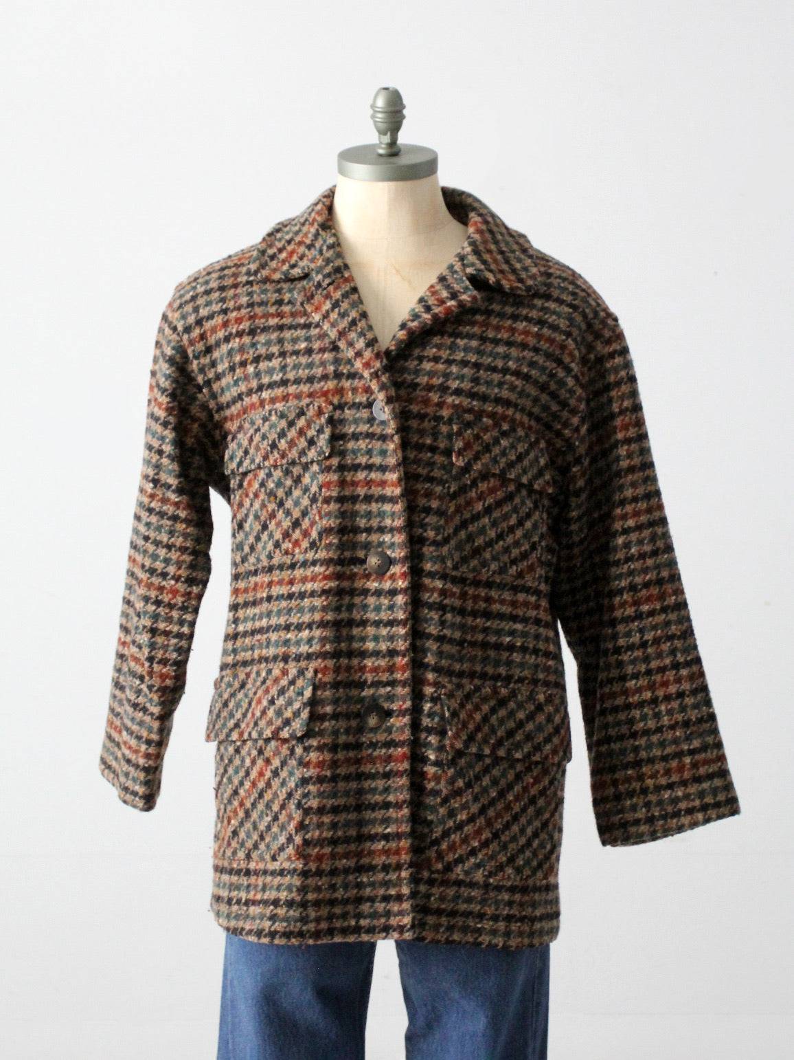 vintage Woolrich plaid jacket