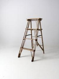 antique wooden ladder