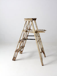 antique wooden ladder