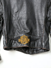 vintage Harley Davidson leather motorcycle jacket