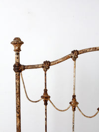 antique Victorian iron bed