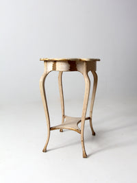 antique French provincial style end table