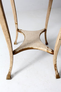 antique French provincial style end table