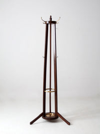 mid-century hall tree