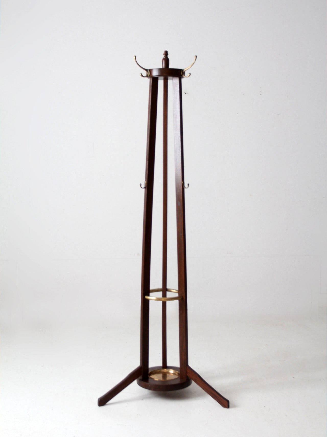 mid-century hall tree