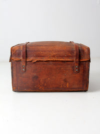 antique leather trunk