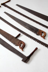 antique hand-saw collection