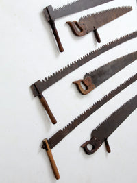 antique hand-saw collection