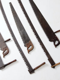 antique hand-saw collection