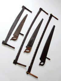 antique hand-saw collection