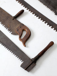 antique hand-saw collection