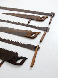 antique hand-saw collection