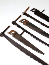 antique hand-saw collection