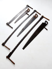 antique hand-saw collection