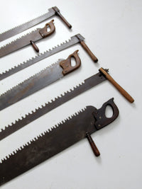 antique hand-saw collection