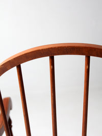 antique Windsor arm chairs pair