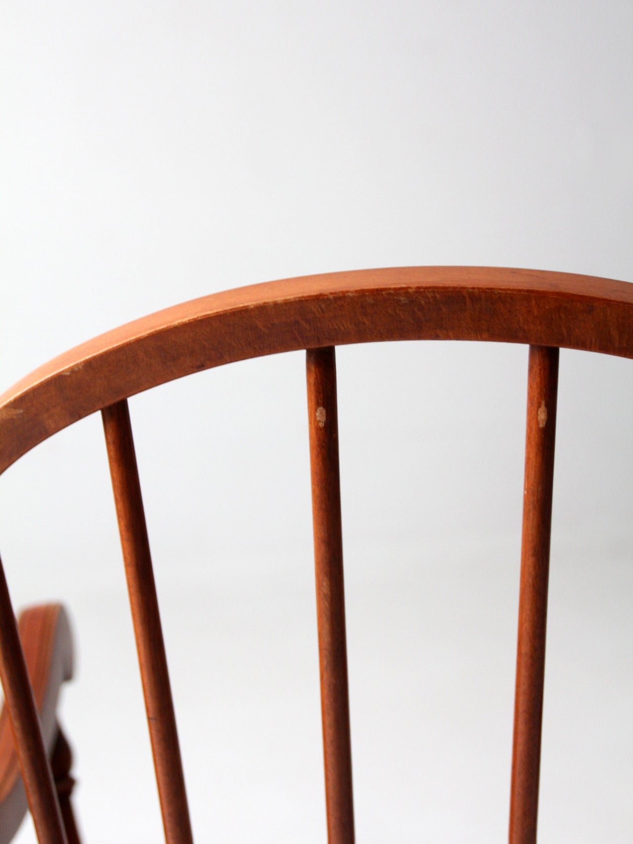 antique Windsor arm chairs pair