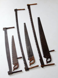 antique hand-saw collection