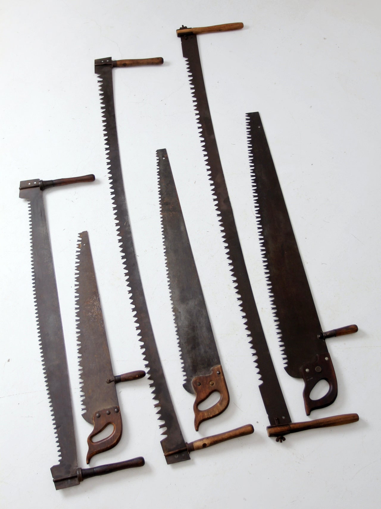 antique hand-saw collection