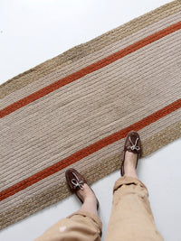 vintage braided 9 ft oval rug