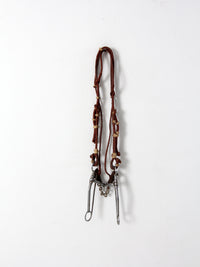 vintage horse bridle