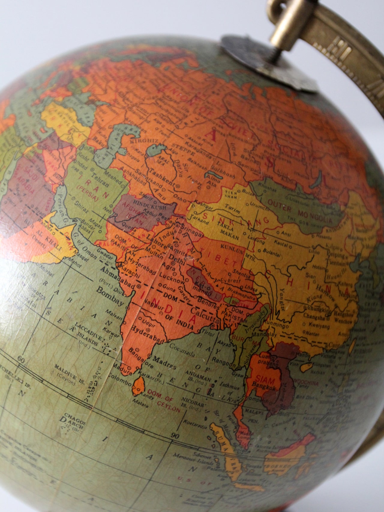 Replogle illuminated globe ca. 1949