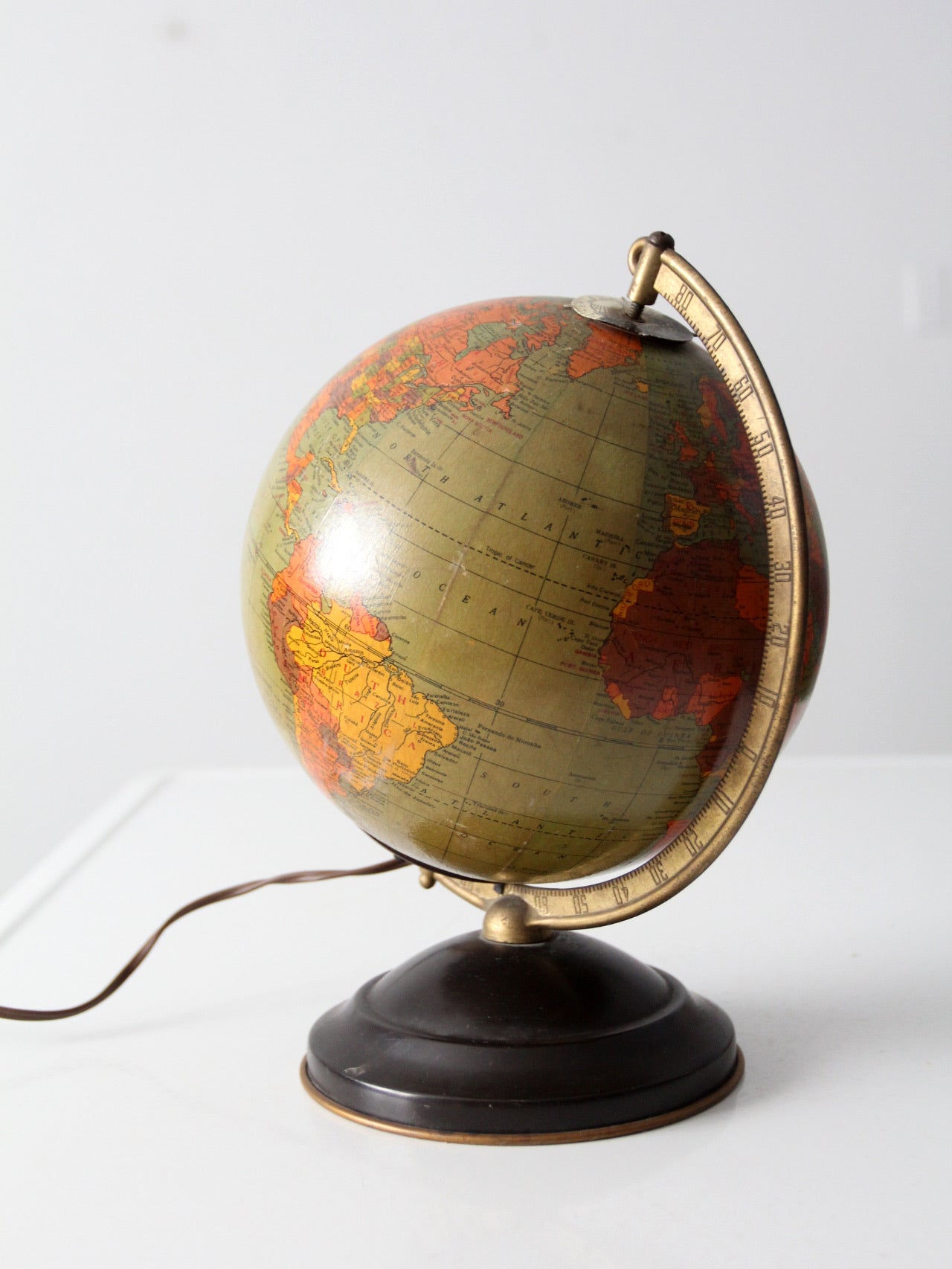 Replogle illuminated globe ca. 1949