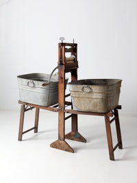 antique Belknap Bluegrass wringer washstand