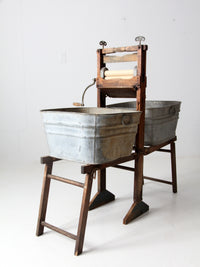 antique Belknap Bluegrass wringer washstand