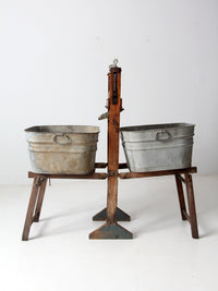 antique Belknap Bluegrass wringer washstand