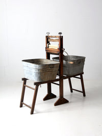 antique Belknap Bluegrass wringer washstand