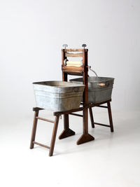 antique Belknap Bluegrass wringer washstand