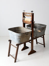 antique Belknap Bluegrass wringer washstand