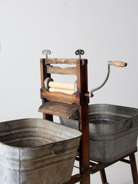 antique Belknap Bluegrass wringer washstand