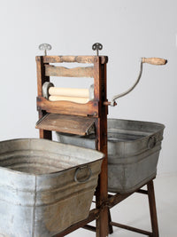 antique Belknap Bluegrass wringer washstand