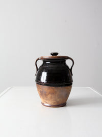vintage studio pottery jar