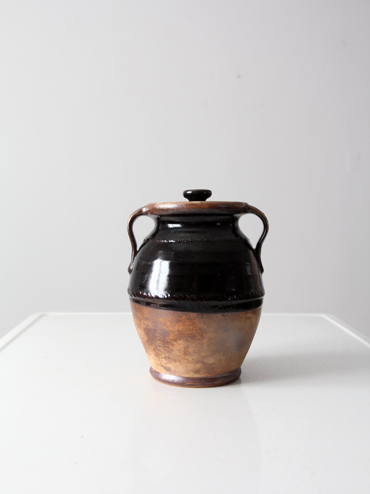 vintage studio pottery jar